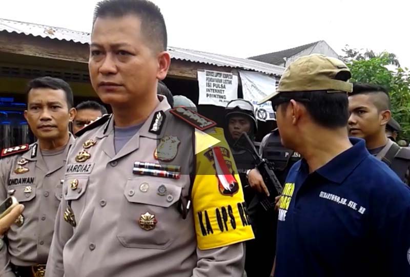 tobasatu.com - Polresta Medan Gerebek Pematang Johar