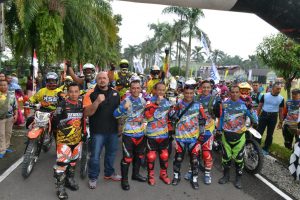 500 Pemotor Trail Meriahkan HUT Ke-50 Arhanudse 11/BS
