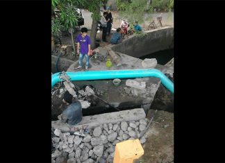 Jalan Pintu Masuk Tol Medan - Binjai Dikerjakan, Pipa Air Bersih Dikerjakan - PDAM Tirtanadi