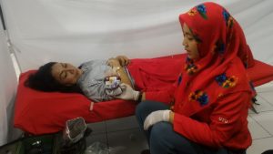 Jumlah Pendonor di PDAM Tirtanadi Bertepatan HUT ke-112