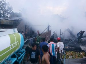 Tiga Rumah di Sibolangit Ludes Terbakar